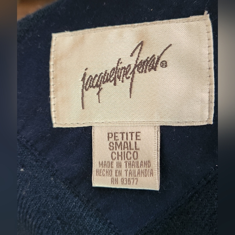 Jacqueline Ferrar Blue Trench Coat with Classic Design - Picture 4 of 5